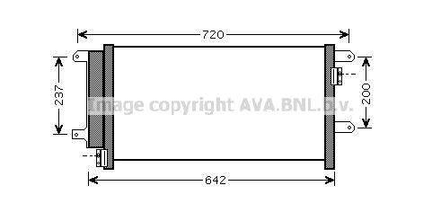 AVA QUALITY COOLING Конденсатор, кондиционер IVA5089D